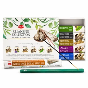 HEM White Sage Incense Collection with Ashcatcher – 6 Fragrances