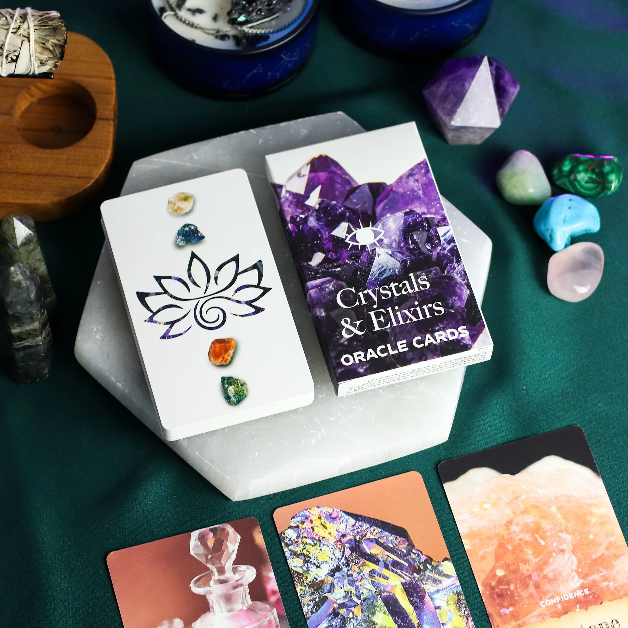 Crystals & Elixirs Oracle Cards – Crystal-Inspired Deck